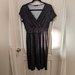 Ouges Polka Dot Dress, Sz M